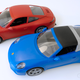 Last year’s Playmobil Porsche 911 Carrera S on the top, next to this year’s Porsche 911 Targa 4S on the bottom.